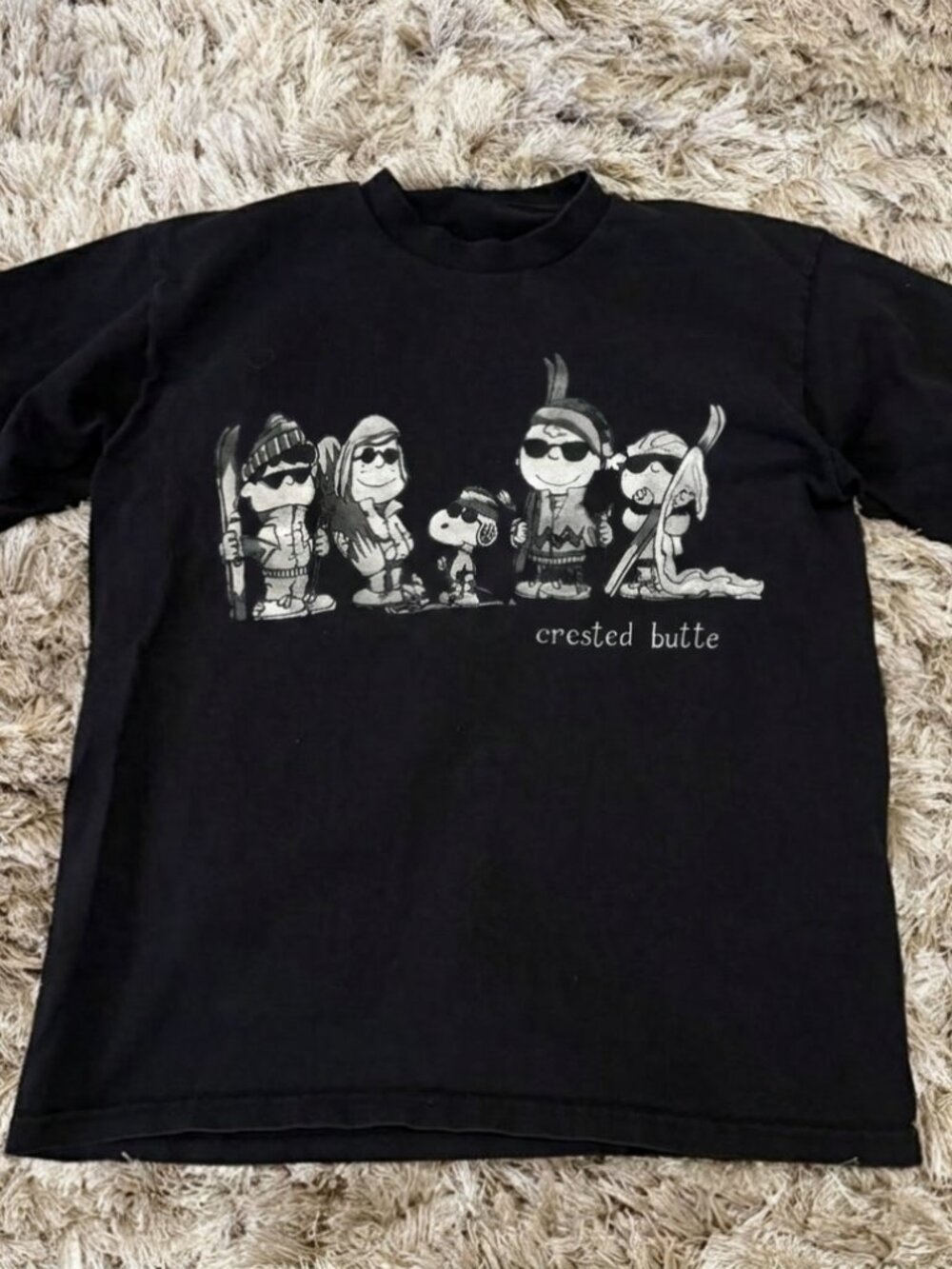 Peanuts Snoopy Crested Butte Single Stitch Changes T-Shirt